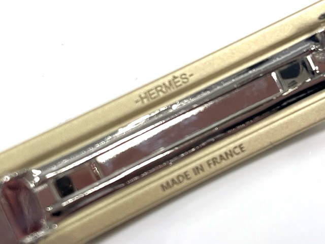 エルメス カプリスPM バレッタ いぶしゴールド KS エルメス HERMES