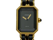 CHANEL　シャネル　腕時計　プルミエールXL　GP/革　H0001　クォーツ　2148103912894【208】