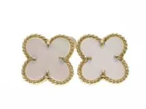 JEWELRY ノンブランド ピアス K18 イエローゴールド 白蝶貝