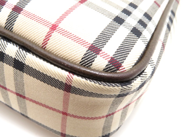 BURBERRY バーバリー ノバチェック ショルダーバッグ キャンバス BURBERRY バーバリー ノバチェック ショルダーバッグ キャンバス