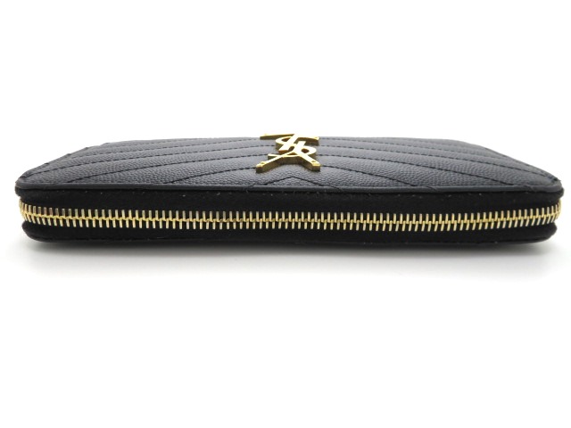 サンローラン SAINT LAURENT フルジップウォレット ゴールド金具