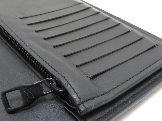 LOUIS VUITTON ルイ・ヴィトン ポルトフォイユ・ブラザ トリヨン ノワール M69038【472】2146000361098