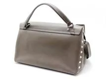 美品✨ザネラート ZANELLATO ポスティーナS レザー グレー 2way ZANELLATO ザネラート バッグ ポスティーナ POSTINA S DAILY