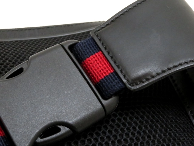 GUCCI グッチ GGスプリーム ウエストバッグ ブラック PVC/カーフ 474293【430】2148103741593