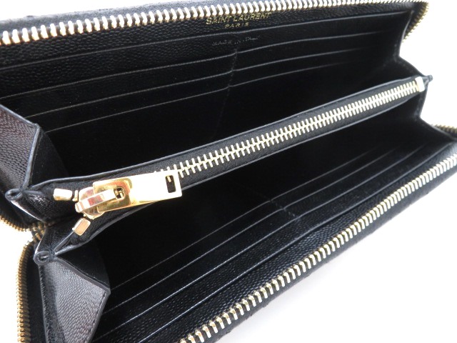 サンローラン SAINT LAURENT フルジップウォレット ゴールド金具 サンローラン SAINT LAURENT フルジップウォレット ゴールド金具