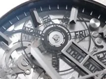 HUBLOT ウブロ 腕時計 2018年正規品 クラシック・フュージョン アエロフュージョン ムーンフェイズ 517.NX.0170.LR チタニウム/ラバー/アリゲーター スケルトン文字盤 自動巻き【472】SJ