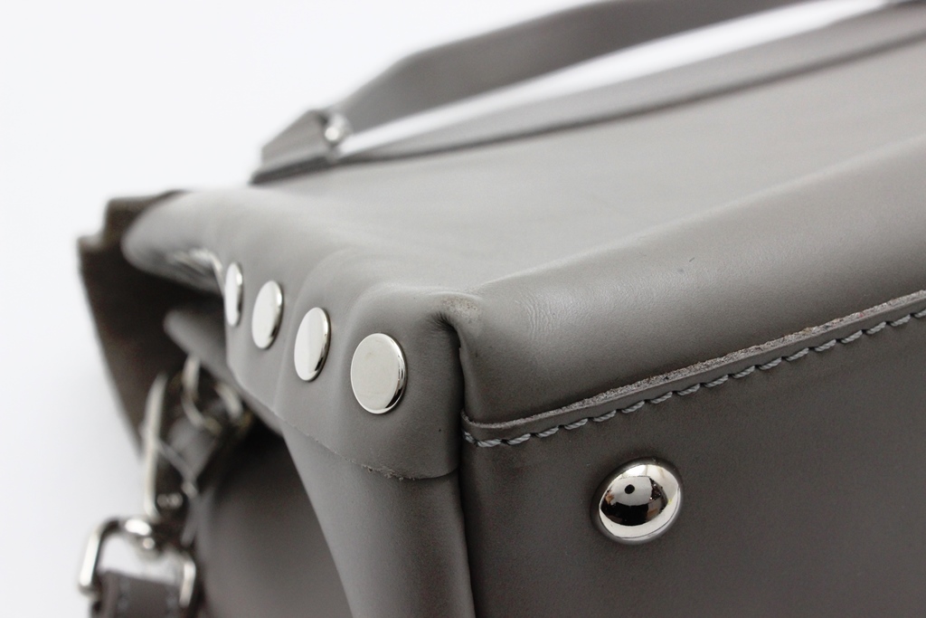 ZANELLATO ザネラート 2wayバッグ ポスティーナ レザー グレー【472