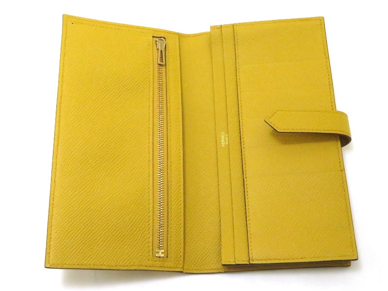 が大特価！ 長財布 エルメス HERMES ベアンスフレ ジョーㇴアンブル C刻印 小物