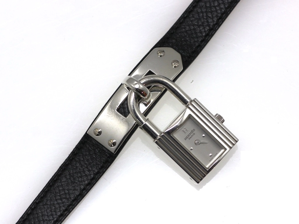 HERMES エルメス 1996年正規品 腕時計 ケリーウォッチ KE1.250280 925シルバー/エプソン シルバー文字盤 クォーツ【472】EY