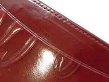 Cartier カルティエ ハッピーバースデーカードケース ボルドー パテント L3001476【430】2147100466218
