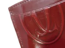 Cartier カルティエ ハッピーバースデーカードケース ボルドー パテント L3001476【430】2147100466218