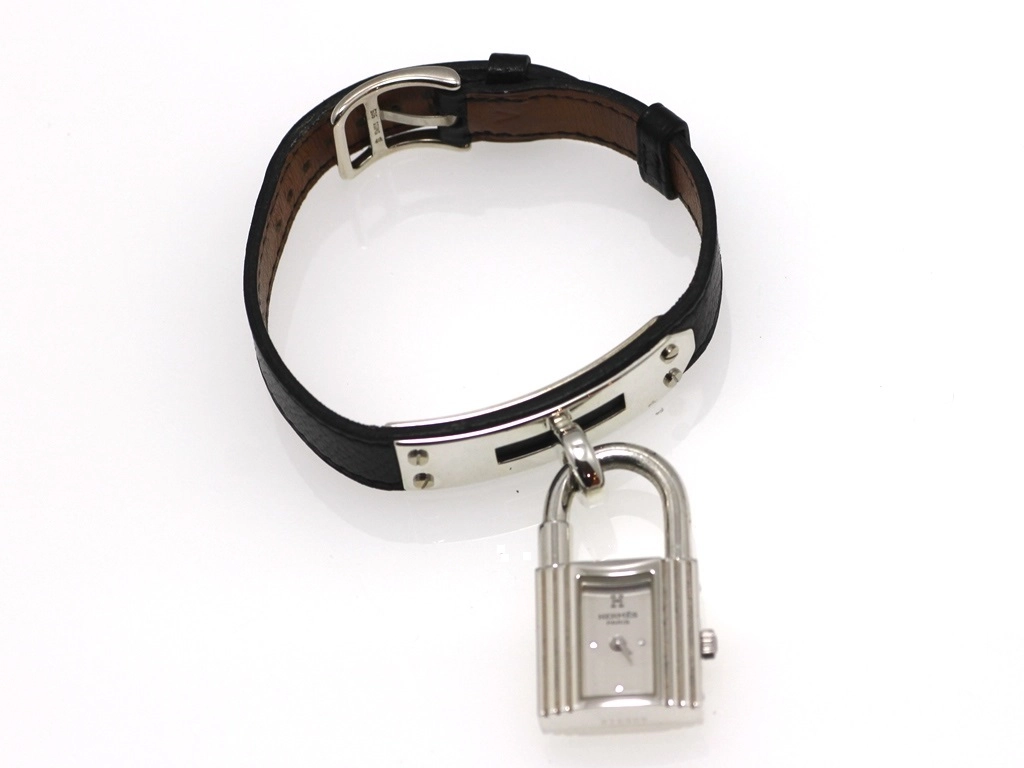 HERMES エルメス 1996年正規品 腕時計 ケリーウォッチ KE1.250280 925シルバー/エプソン シルバー文字盤 クォーツ【472】EY