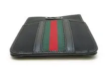 GUCCI グッチ インターロッキングG ポシェットポーチ ブラック