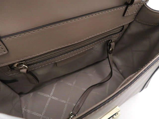 MICHAEL KORS マイケルコース 2WAYバッグ ホイットニー ミディアム レザー サッチェル グレージュ【473】
