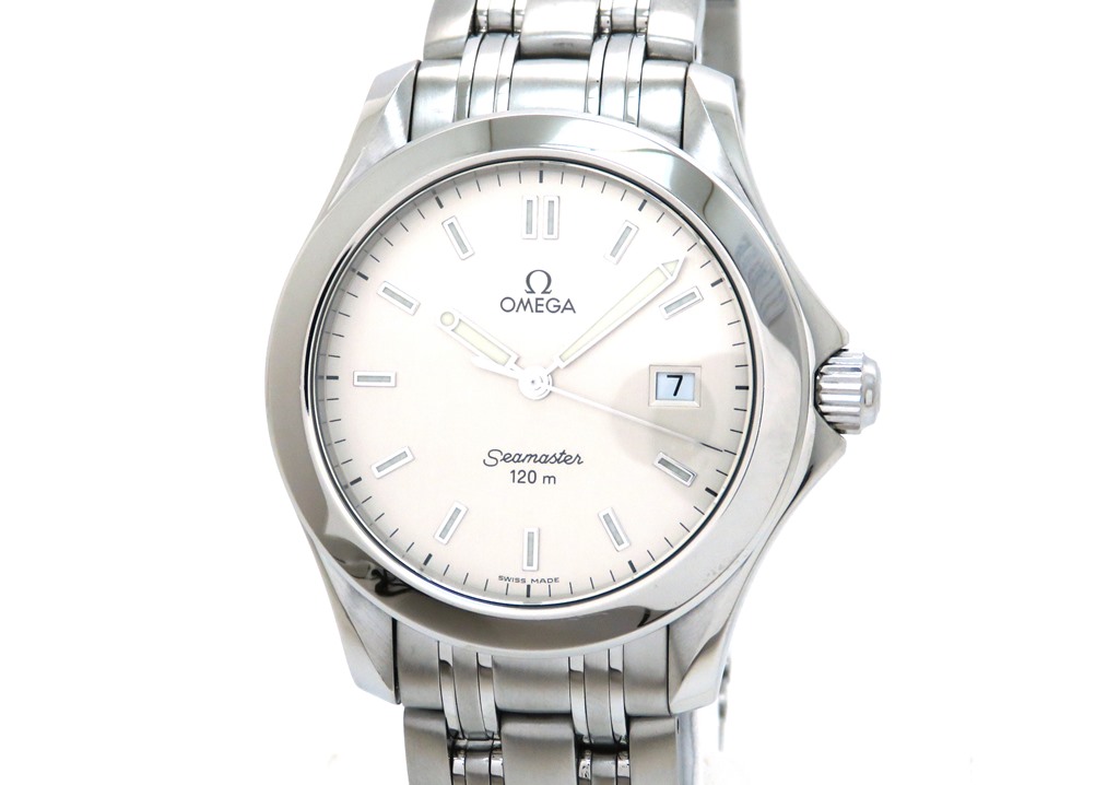 オメガ OMEGA シーマスター 120 2571.21 腕時計 レディース - 腕時計