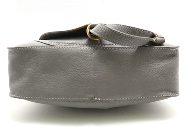 chloe クロエ マーシー2wayショルダー グレー レザー ゴールド金具