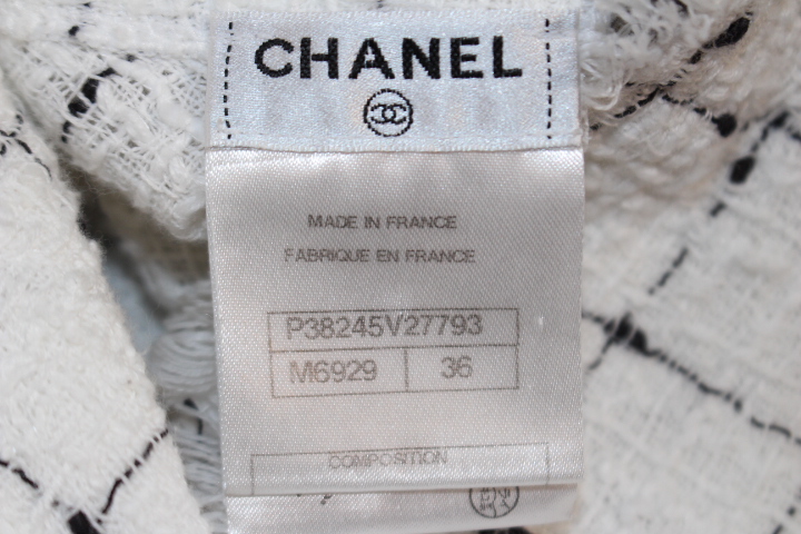 CHANEL シャネル ワンピース ノースリーブ レディース36 ホワイト