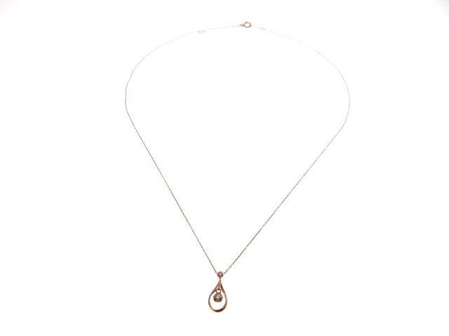 Vendome Aoyama K10ダイヤモンドドロップネックレスノベルティ付き ダイヤモンド ドロップ ネックレス（AJBN132240DI）｜ネックレス