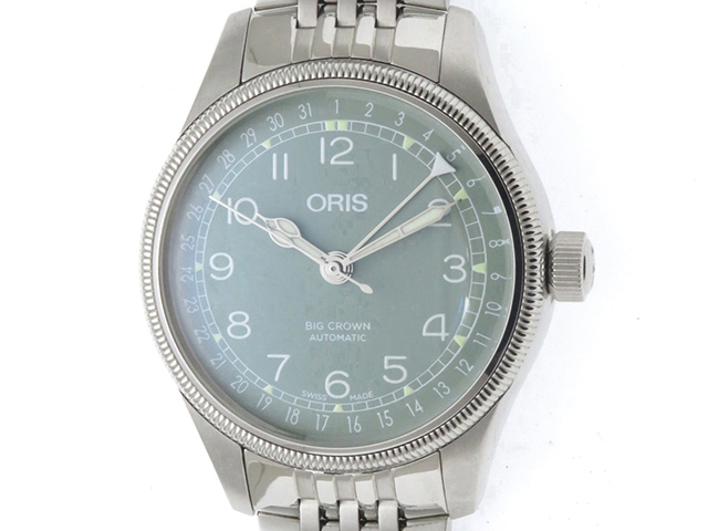 ＯＲＩＳ オリス 時計 ビッククラウン ポインターデイト ステンレス