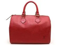 LOUIS VUITTON　ルイ・ヴィトン　ハンドバッグ　スピーディ25　エピ　カスティリアンレッド　【中古】【大黒屋】【200】
