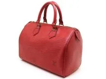 LOUIS VUITTON　ルイ・ヴィトン　ハンドバッグ　スピーディ25　エピ　カスティリアンレッド　【中古】【大黒屋】【200】