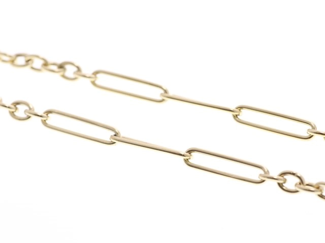 JEWELRY ノンブランド ジュエリー チェーン ネックレス 750 イエローゴールド 3.7g【473】