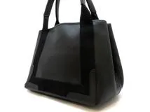 BALENCIAGA　バレンシアガ　ネイビーカバス　Ｓ　ブラック　レザー　339933【430】2148103753480