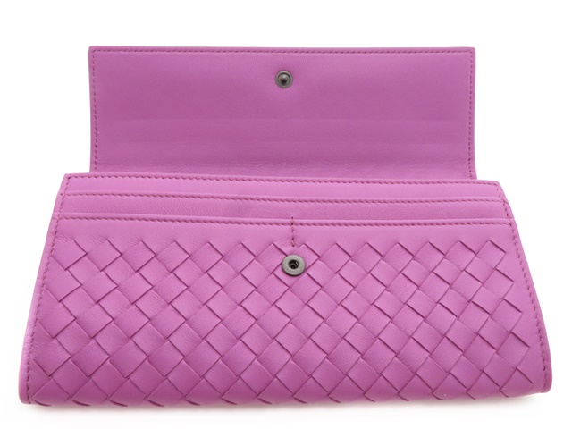 ⭐BOTTEGA VENETA パープルに近いネイビー レザー 小物