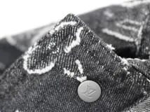 23AW LOUIS VUITTON ルイ・ヴィトン 衣類 ショートスリーブシャツ メンズS ブラック コットン (2148103805448) 【200】