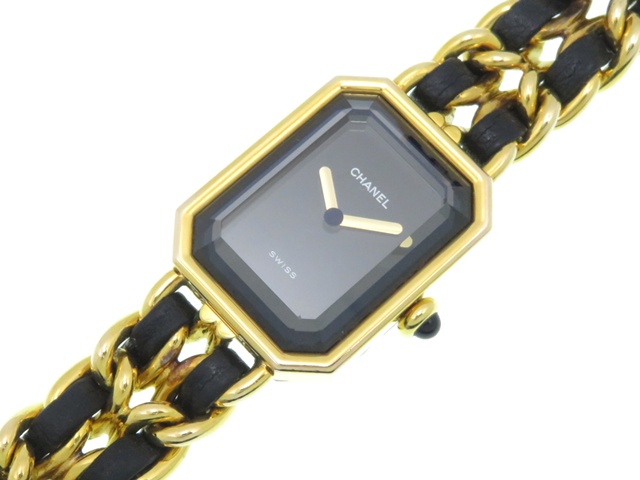 CHANEL シャネル 時計 プルミエールL H0001 レディース クオーツ GP/SS