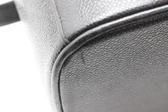 CHANEL シャネル ココマーク 2way横型バニティ ブラック/ゴールド金具 キャビア【431】Y