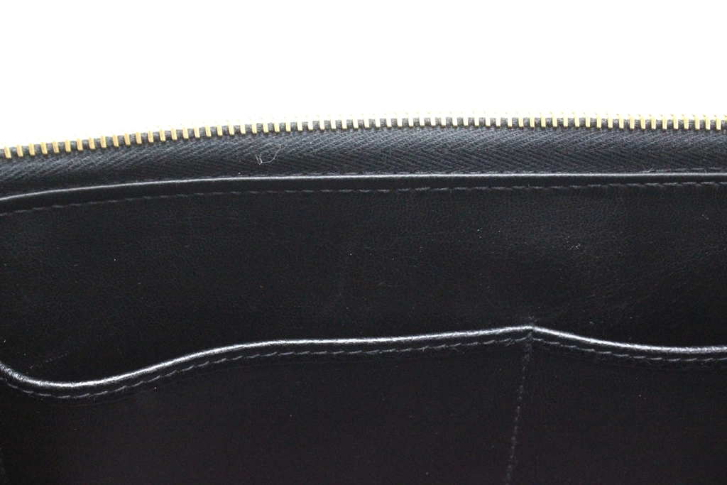 CHANEL シャネル ココマーク 2way横型バニティ ブラック/ゴールド金具 キャビア【431】Y