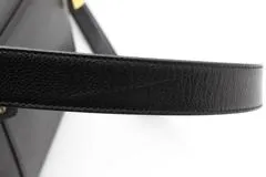 CHANEL シャネル ココマーク 2way横型バニティ ブラック/ゴールド金具 キャビア【431】Y