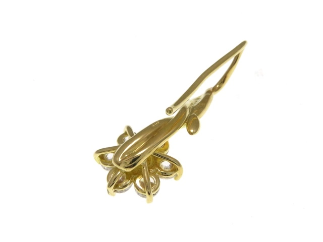 STAR JEWELRY　スタージュエリー　ピアス　片方のみ　K18　キュービックジルコニア　約1.7g【431】2144000217506