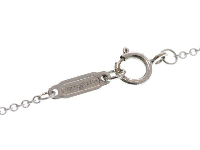 TIFFANY＆CO ティファニー チェーン ネックレス K18 ホワイトゴールド