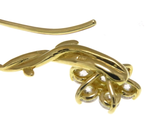 STAR JEWELRY　スタージュエリー　ピアス　片方のみ　K18　キュービックジルコニア　約1.7g【431】2144000217506