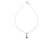 GUCCI　グッチ　ハートモチーフネックレス　SV　BT　約6.4g【431】2148103873348