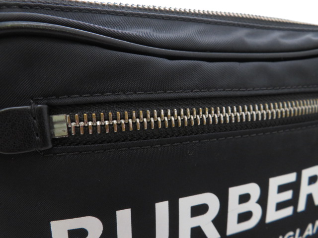 BURBERRY バーバリー ボディバッグ ウエストバッグ ロゴプリント