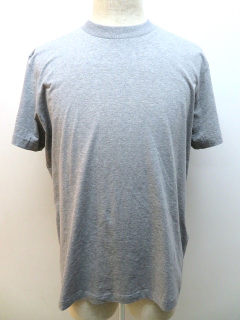 PRADA プラダ Tシャツ メンズ L グレー コットン 【432】 の購入なら