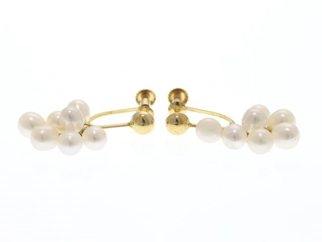JEWELRY ノンブランド イヤリング K18 イエローゴールド パール 2.8g【473】