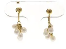 JEWELRY ノンブランド イヤリング K18 イエローゴールド パール 2.8g【473】