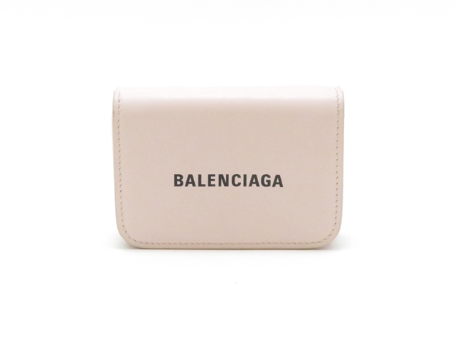 BALENCIAGA バレンシアガ キャッシュミニウォレット 593813 ピンク レザー【430】2144000214956  の購入なら「質」の大黒屋（公式）