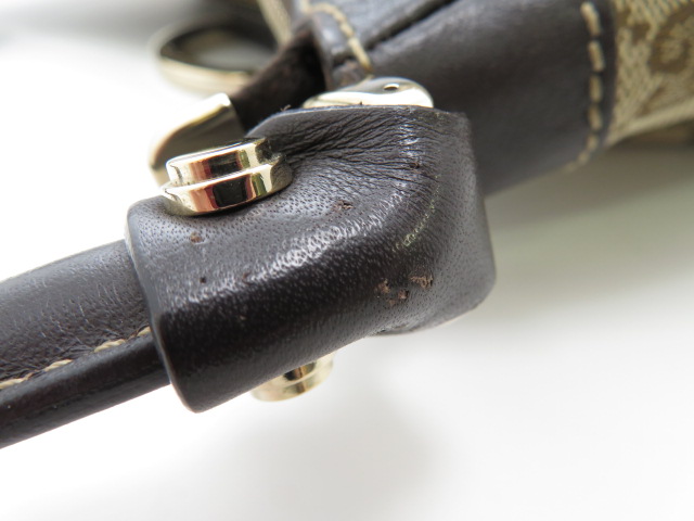 GUCCI グッチ GGアビー ワンショルダーバッグ キャンバス/レザー