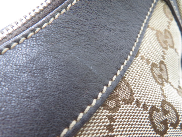 GUCCI グッチ GGアビー ワンショルダーバッグ キャンバス/レザー