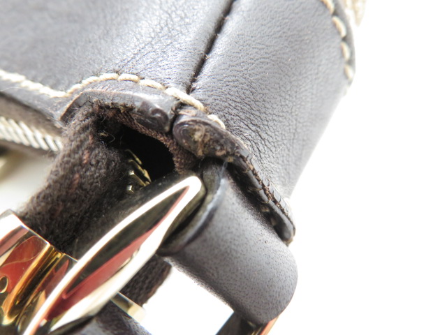 GUCCI グッチ GGアビー ワンショルダーバッグ キャンバス/レザー