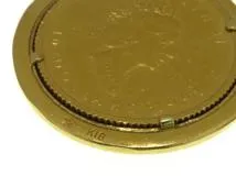 ノンブランドジュエリー　トップ　18イエローゴールド/24イエローゴールド　コイン　約11.7g　【431】2148600007369