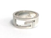 GUCCI　グッチ　ブランテッドG　リング　指輪　シルバー　SV925　7.8g　#14【471】SK　2148103873959