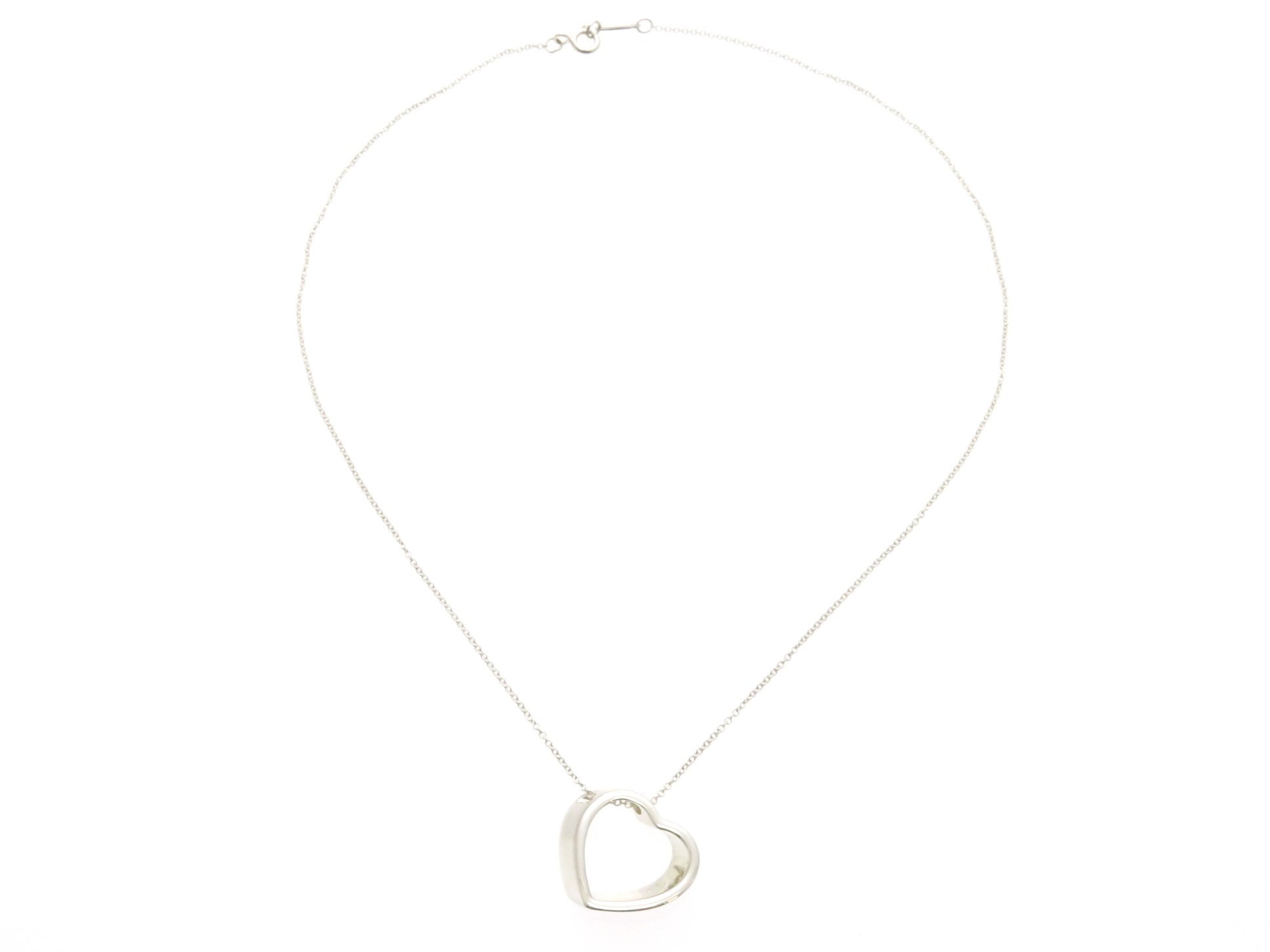 Tiffany ティファニー ハートネックレス シルバー 【472】KS の