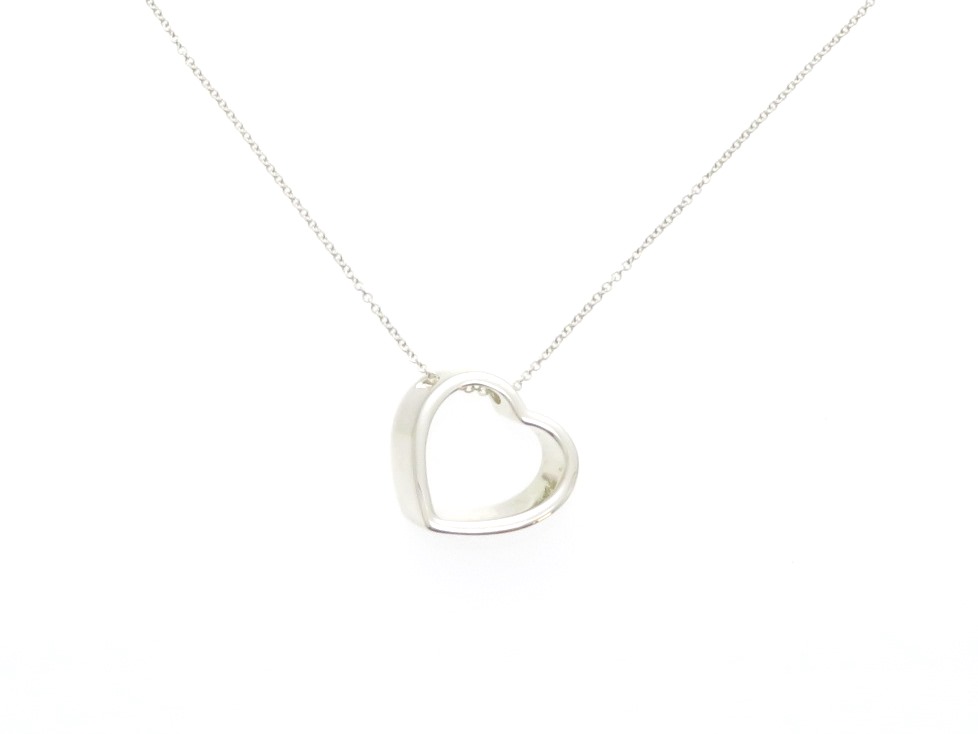 Tiffany ティファニー ハートネックレス シルバー 【472】KS の