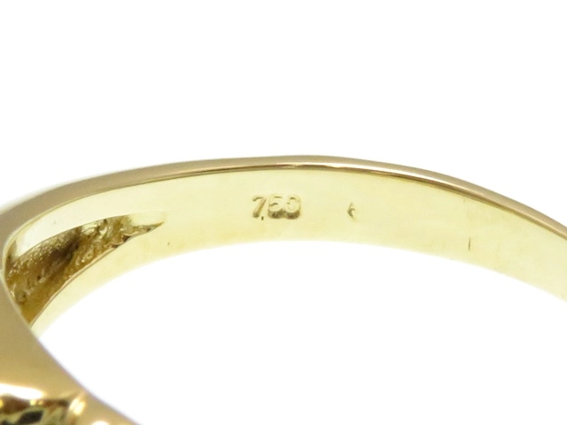 JEWELRY ノンブランドジュエリー リング 指輪 K18 オパール ダイヤモンド 10号【431】